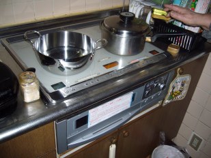 早速、IHで初調理！