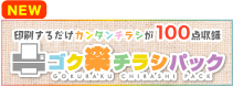 ごく楽チラシパック