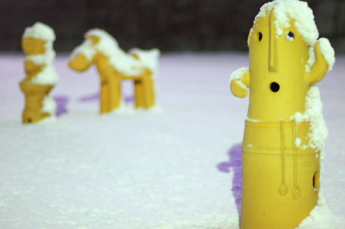 雪の偕楽園・茨城県立歴史館12
