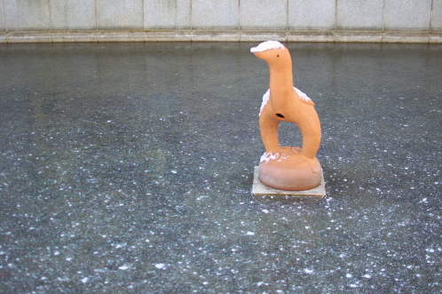 雪の偕楽園・茨城県立歴史館04