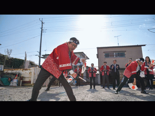 クリナップさまの鯉の滝登り