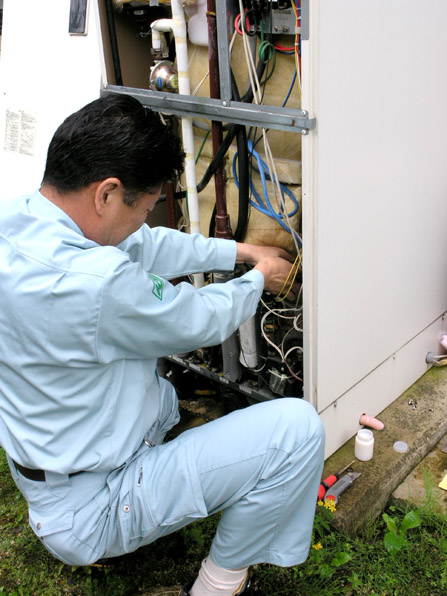 電気温水器の修理06