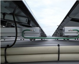 Honda Cars 太陽光発電-モジュ－ル施工中02