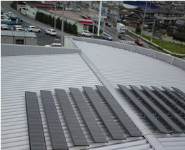 Honda Cars 太陽光発電-モジュ－ル施工後03