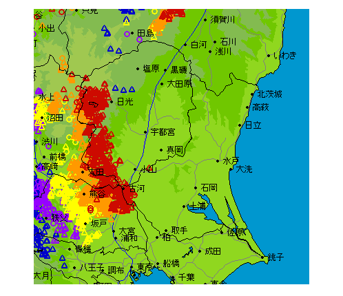 2012年5月6日茨城県落雷ラッシュ