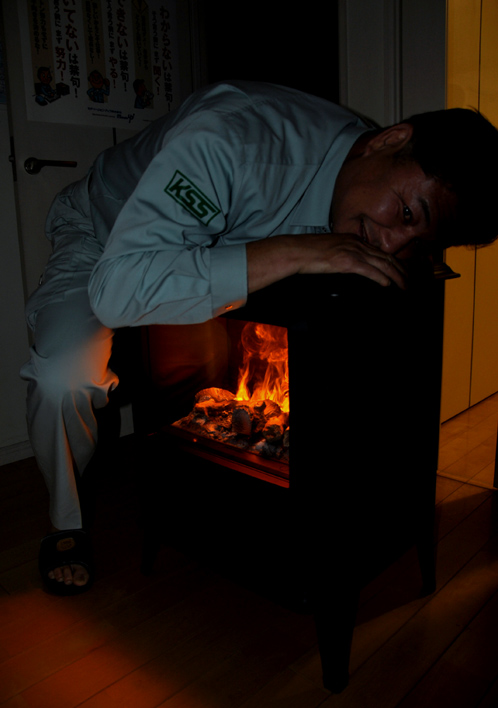 ディンプレックスの電気暖炉ピアモント04