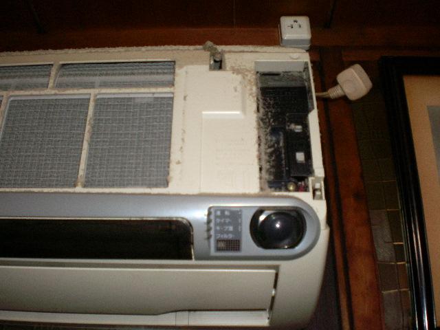 側面ほこりだらけ