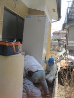 ボルトを締めるよ！【長野県長野市エコキュート工事】【長野県長野市】エコ電化JP【大光電気商会】