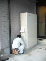 大阪府Ｕ様邸エコキュート取付工事