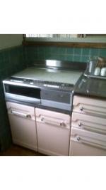 福山市　Ｋ様　　ＩＨクッキングヒ−タ−設置工事