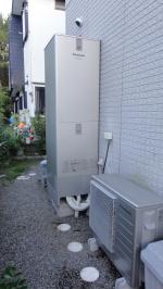 静岡県沼津市エコキュート設置工事