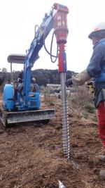 スクリュー打込み工事