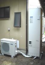 愛知県豊田市　長府エコキュート　オール電化設置