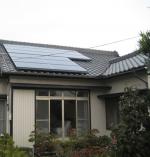 愛知県西尾市　長州太陽光発電HIT　設置