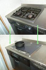 埼玉県本庄市 日立ＩＨクッキングヒーター　オール電化設置