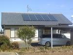 結城市H様邸　三洋太陽光発電4.20kW工事