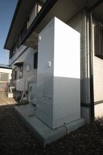 山梨県　韮崎市　Ｈ様邸　エコキュート設置工事