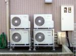 エコキュート4台連結施工例