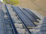 太陽光発電システム工事中！