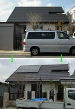 愛知県豊橋市 　長州産業　太陽光発電HIT　設置