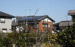 愛知県岡崎市  長州産業　太陽光発電HIT　設置