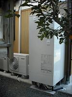 愛知県田原市　コロナエコキュート　オール電化設置