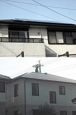愛知県高浜市　長州産業　太陽光発電HIT　設置