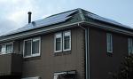 岐阜県羽島市  長州産業　太陽光発電HIT　設置