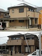 岐阜県羽島郡  長州産業　太陽光発電HIT　設置