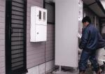 転倒防止をシッカリします【エコキュート工事】【長野県長野市】オール電化・エコ電化jp【大光電気商会】