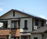 愛知県名古屋市  長州産業太陽光発電HIT　設置