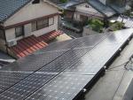 愛知県名古屋市  長州産業太陽光発電HIT　設置