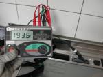 完了したらアース測定をします【IHクッキングヒーター工事】【長野県長野市】オール電化・エコ電化ＪＰ【大光電気商会】