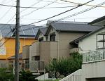 愛知県名古屋市  長州産業太陽光発電HIT　設置