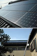 愛知県幡豆郡  長州産業　太陽光発電HIT　設置