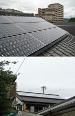 愛知県豊田市　長州産業太陽光発電HIT　設置