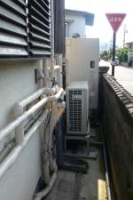 ブロック塀を越えて設置です【長野県長野市】エコ電化ＪＰ【大光電気商会】