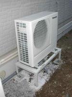 排水配管完了です【エコキュート工事】【長野県塩尻市】オール電化はエコ電化ＪＰ【大光電気商会】