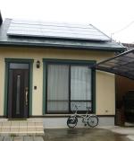 愛知県名古屋市  長州産業太陽光発電HIT　設置