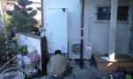 S様邸：エコキュート設置工事