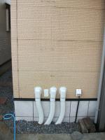 埼玉県　春日部市　I様邸　エコキュート　配管埋設工事