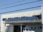 奈良県橿原市　ヨネカワ社屋太陽光発電システム　設置完了