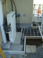 基礎の鉄筋写真