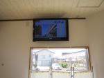 てつ整骨院様　壁掛けテレビ
