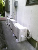 ヒートポンプ式　床暖房工事