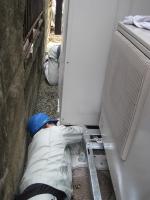 ボルトのゆるみ確認です【長野県長野市エコキュート工事】【長野県長野市電気工事】【長野県長野市オール電化工事】【街の電気工事屋さん】エコ電化ＪＰ【大光電気商会】