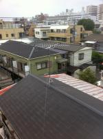 アンテナ工事で太陽光パネルが？　渋谷区笹塚