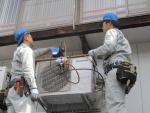 配管の真空引きです【長野県長野市省エネエアコン工事】【長野県長野市電気工事】【長野県長野市太陽光発電工事】【長野県長野市蓄熱暖房器工事】【長野県長野市オール電化工事】エコ電化ＪＰ【大光電気商会】