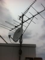 東京都　渋谷区　幡ヶ谷　アンテナ工事