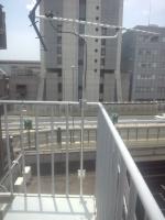 渋谷区笹塚の集合住宅にて地デジアンテナ工事